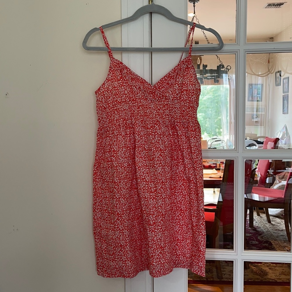 Teenage dress beautiful red and white
